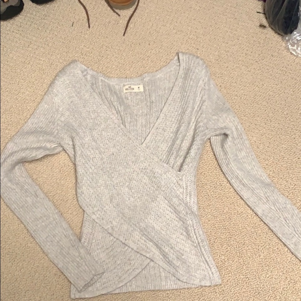 Hollister wrap sweater